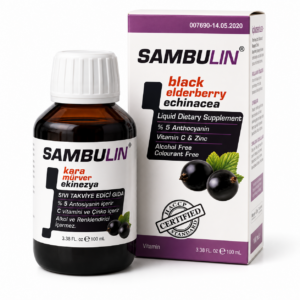 Sambulin Kara Mürver ve Ekinezya Içeren Şurup 100 ml